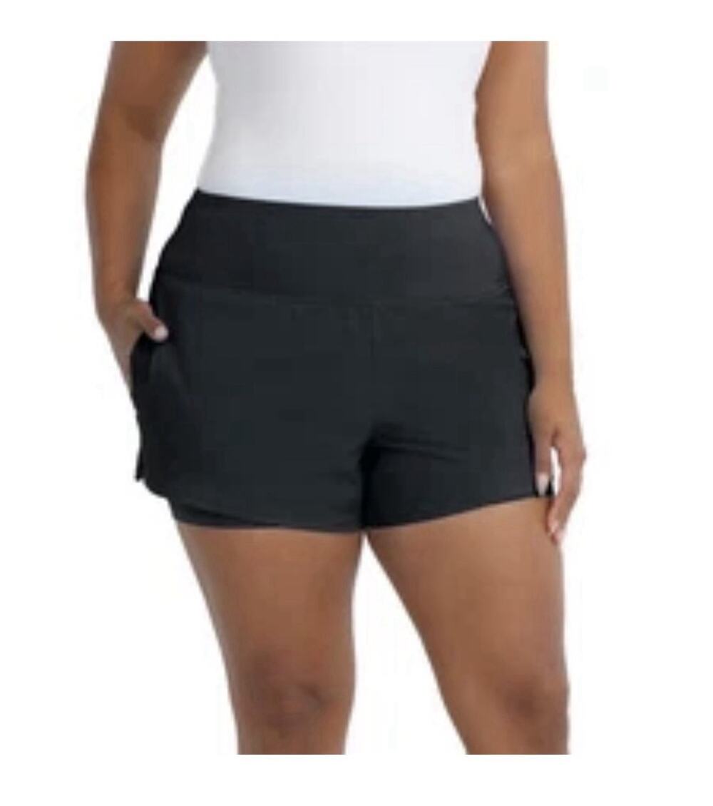 Spyder Women's Active Running Shorts with Inner Short Black, Size Small NWT